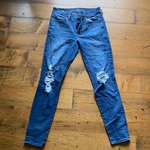 American Eagle 360 Next Level Stretch High Rise Jeans, Size 6